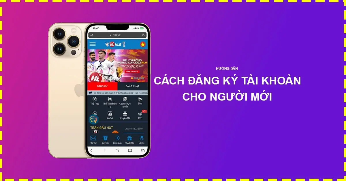 tạo tài khoản hl8